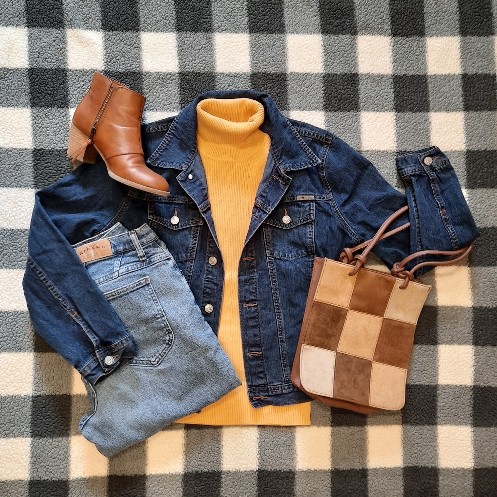 Mustard Yellow Ribbed Turtleneck